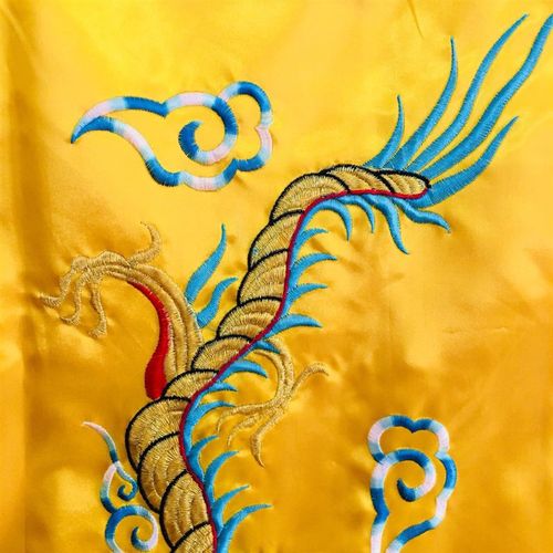 道士用品万法宗坛桌围桌布道家法坛桌围太极八卦双龙桌围1.5米缎