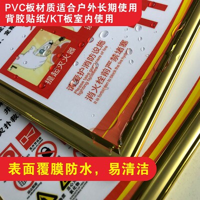 工业园区安全生产管理规定制度牌消防应急组织架构负责人岗位职责