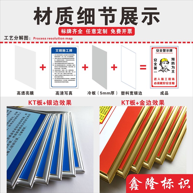 工地五图一牌建筑施工制度牌文明施工环境保护消防保卫安全警示牌