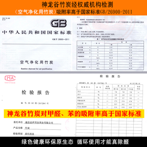 神龙谷新房 甲醛 活性炭包 装修室内吸附异味家用防潮除甲醛竹炭
