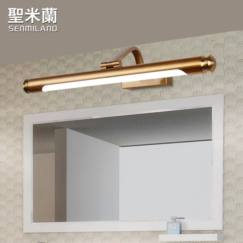 美式镜前灯led 卫生间镜柜灯浴室洗手间欧式梳妆镜灯化妆灯具壁灯