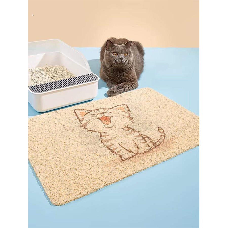猫砂垫防带出蹭脚垫猫砂盆垫猫咪宠物垫子餐垫大号防滑入户门脚垫