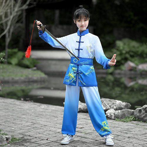 2026新款儿童武术服男女童太极演出服中小学生武术训练服中国风武