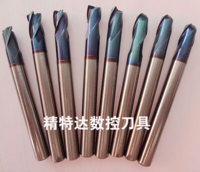 韩国YG高硬度铣刀6MMx50L-60L 二手旧铣刀 进口铣刀 蓝色球平刀