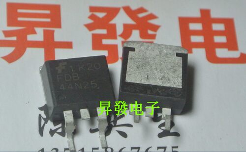 昇發电子贴片场效应管 FDB44N25 250V 44A TO263
