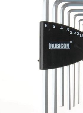 原装正品 日本罗宾汉 RHK-187L 内六角扳手公制7支装 平头1.5-6MM