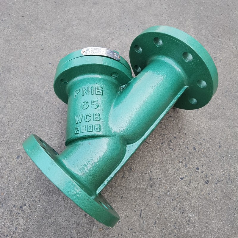 衬氟过滤器铸钢篮式Y型耐酸碱有机溶剂衬四氟全衬里除污器GL41F46