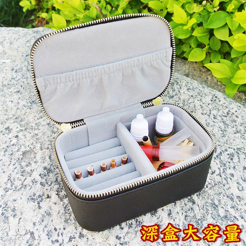 唢呐哨片盒专业皮面哨片盒子配件储物盒管子哨片盒装免修哨片