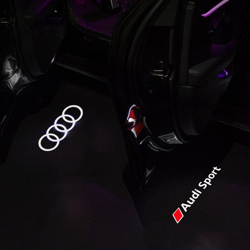 适用于奥迪迎宾灯原厂A6L/A4L/Q5/Q7/Q3/A7/A8/A3车门灯改装用品