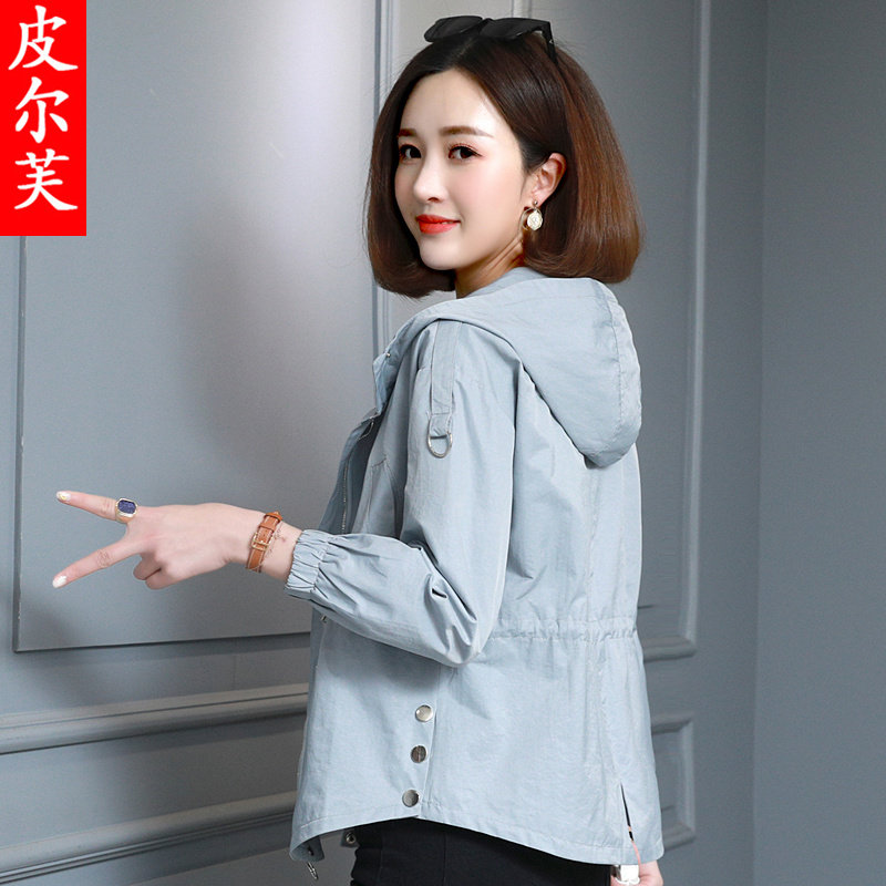 女士短外套2021春秋季新款宽松bf原宿风衣休闲夹克显瘦工装上衣潮