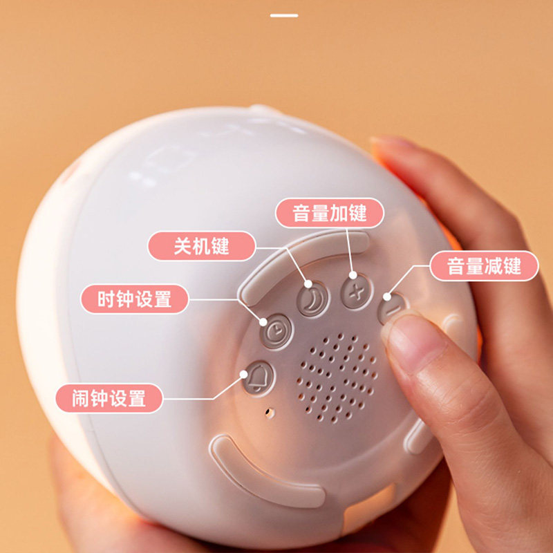 闹钟静音学生用床头创意夜光个性智能懒人可充电卡通可爱儿童电子