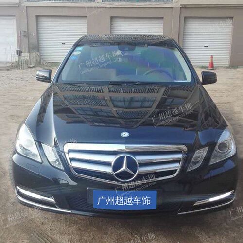 适用奔驰新e级w212W213改装 e200e300e260L大标中网GTR大标满天星