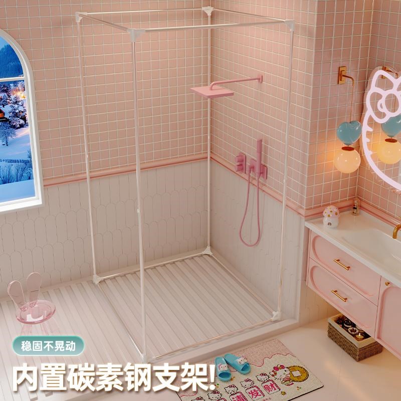 洗澡保暖浴罩冬天农村洗澡帐篷不冷神器保温防寒防水浴帘隔断浴帐