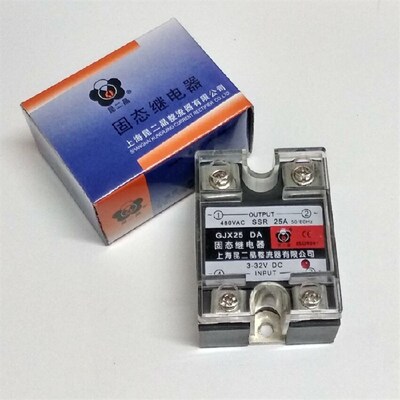 昆二晶原装单相固态继电器GJX15 DA直流控交流 SSR 15A DC/AC