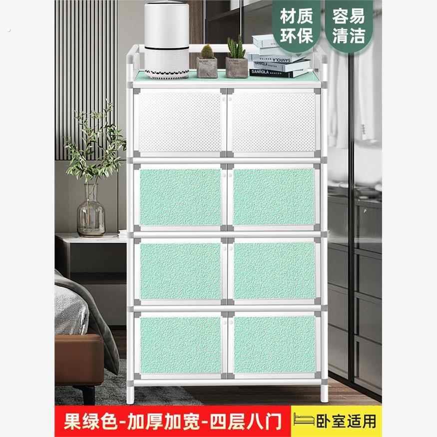 不生锈碗柜厨房橱柜简易组装柜储物餐具柜子收纳柜出租房餐边柜