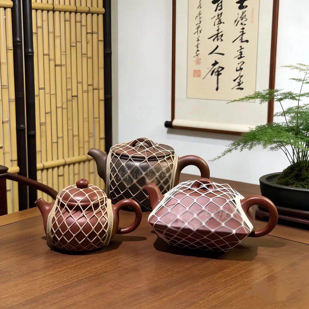 茶壶保护套紫砂壶防磕碰防撞绑带泡茶茶壶茶杯盖可携式固定保护带