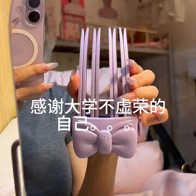 10秒拯救细软塌!懒人加热高颅顶蓬松神器充电无线发根蓬松夹梳子