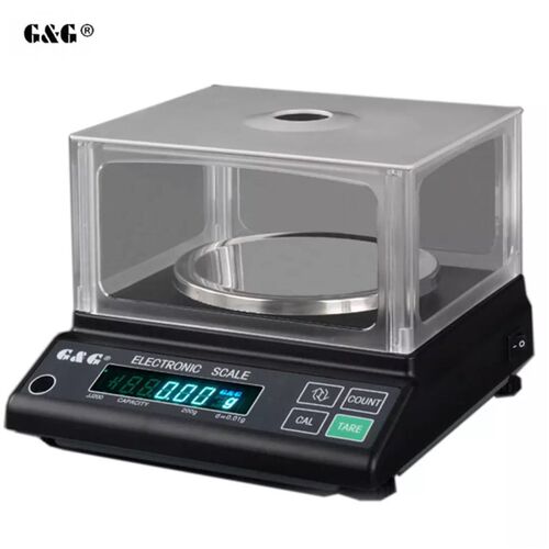 双杰电子称商用0.1g台天平秤高精度电子秤0.01g精准珠宝玉石天平