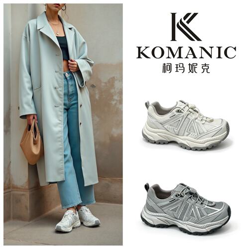 【肖恩专享】K26890 老爹鞋女厚底2026年户外网面透气轻便休闲鞋