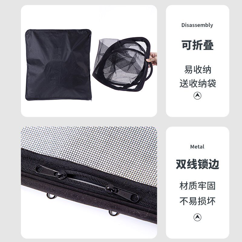 大货车可折叠框架纱窗钢骨架纱网防蚊网解放德龙豪沃三一窗纱蚊帐