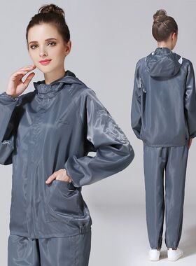防静电连帽分体服防尘车间无尘分体式无尘衣岩棉喷漆服防护工作服
