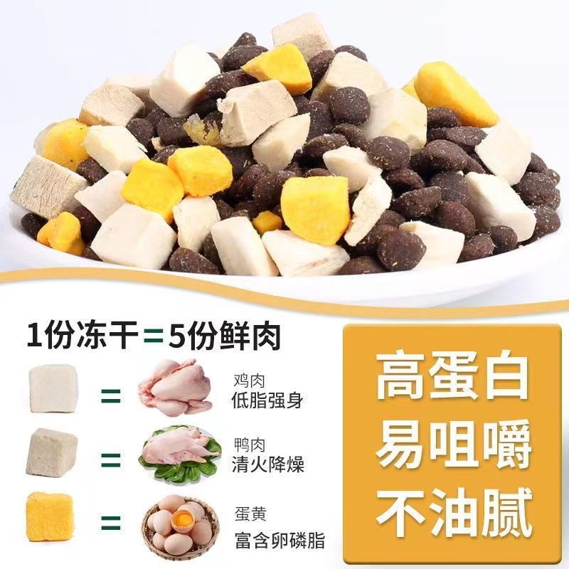 帝熙全价猫粮三拼冻干营养增肥发腮鸡肉鸭肉蛋黄无谷成猫幼猫健康