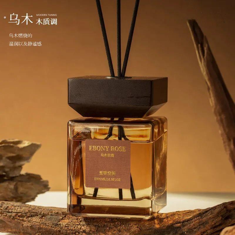 高级经典家居香氛乌木玫瑰香薰精油经典酒店高级感卧室家用摆件