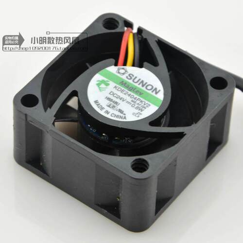建准SUNON 4CM厘米4020 24V 0.8W KDE2404PKV2 MS.A.GN交换机风扇