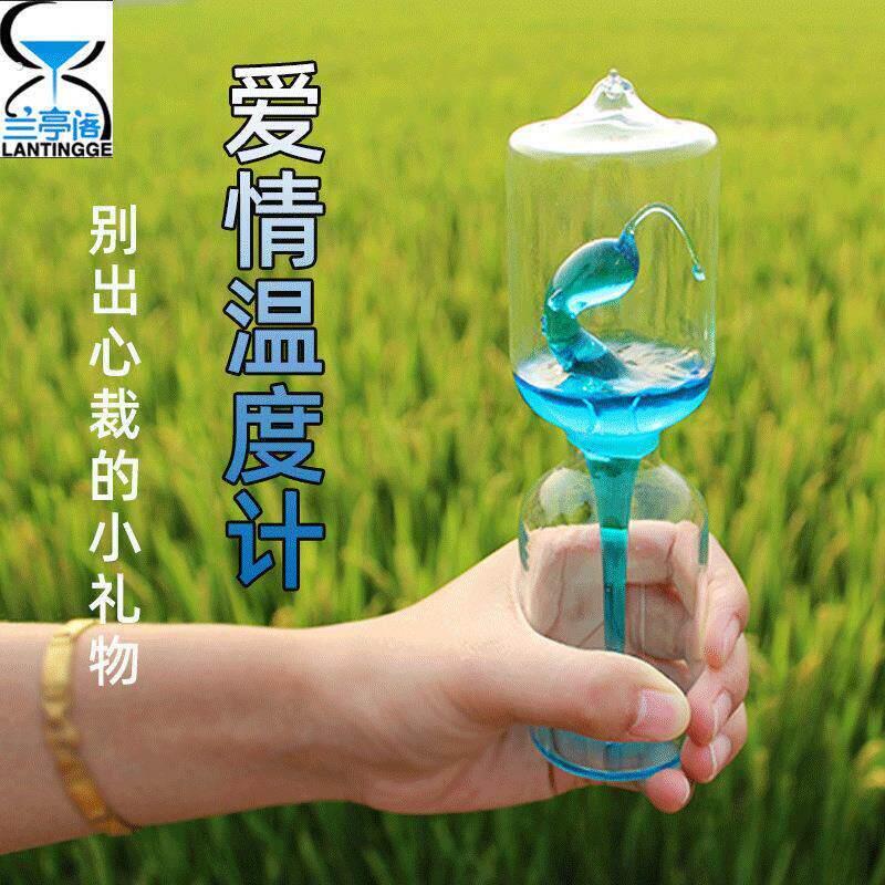 爱情温度计创意新款可以沸腾的趣味工艺礼品摆饰装饰摆饰情人节朋