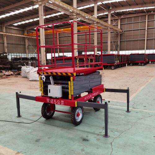 6m*500kg*100方管货梯液压升降平台厂房电动液压登车