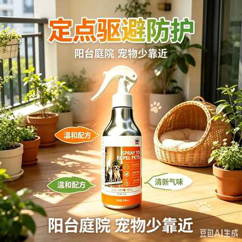 汽车驱猫狗喷剂车用轮胎防狗尿喷雾家用阳台庭院定点趋避猫狗乱尿