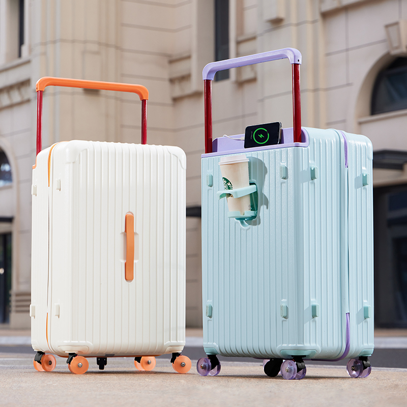 宽拉杆旅行箱溜冰轮2025新款20寸