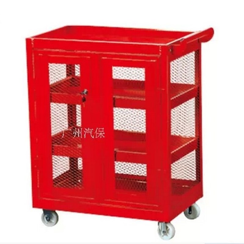 厂家直销 网式双开门工具车 对开门 工具柜 维修手推车五金工具箱