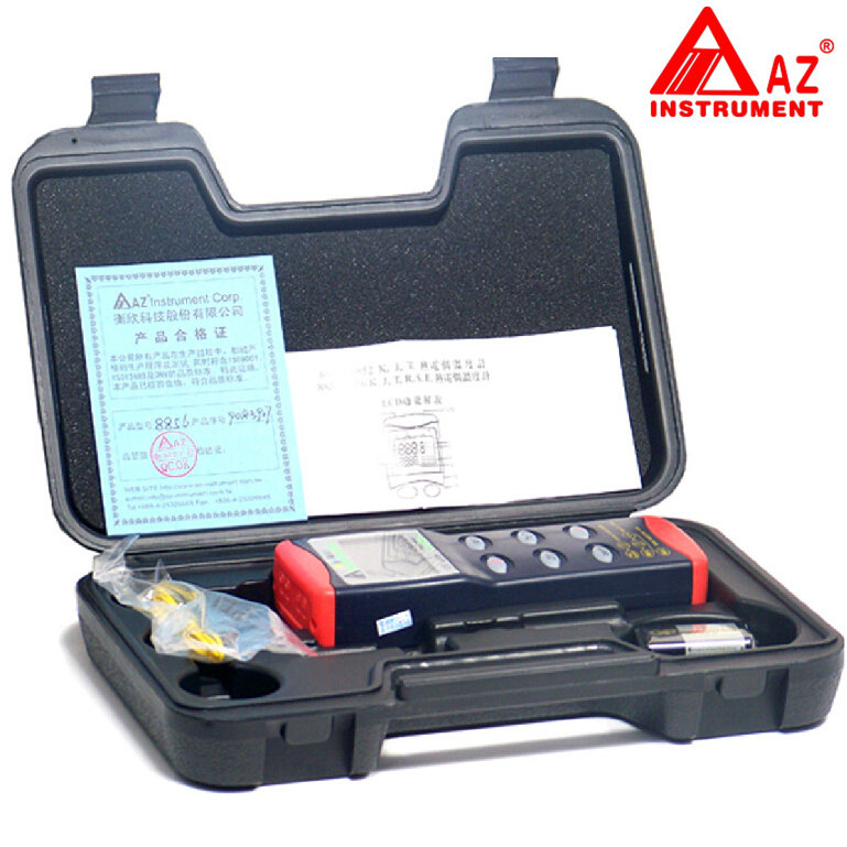 台湾衡欣 AZ8852/8856数字热电偶温度计带探头数显温度表测试仪