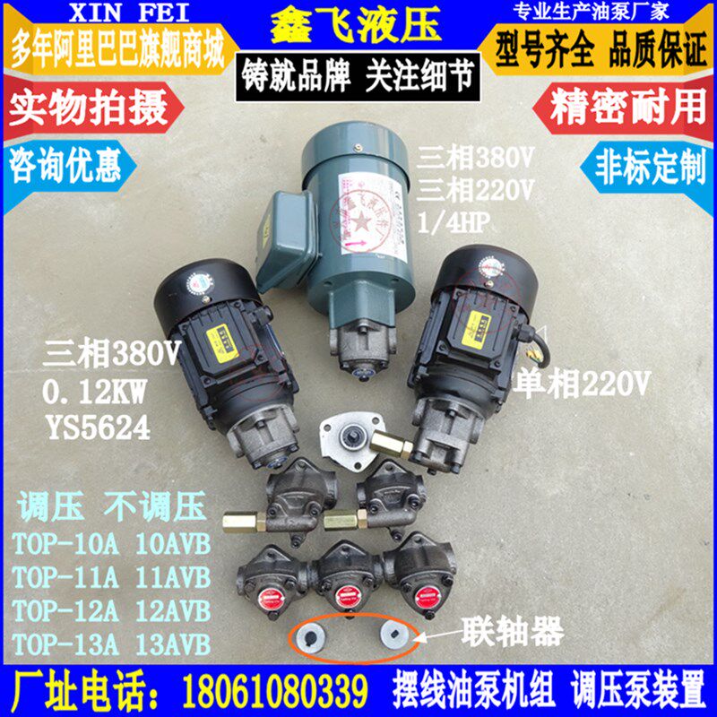 TOP-12A三角泵ROP-10A齿轮油泵11A摆线油泵13A打头机泵VB AVB