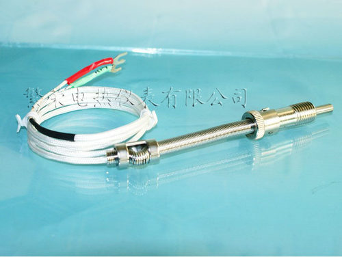 冲5钻特价压簧式热电偶,压簧偶,温度传感器,K,E,纱包线长2米