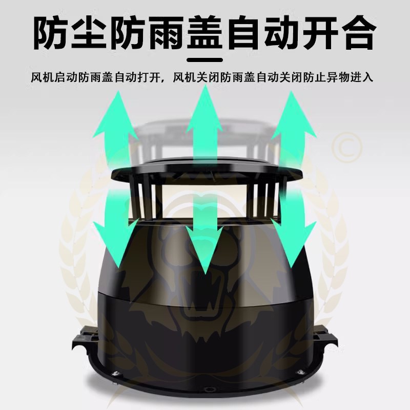 厂房屋顶风机自动轴流排气扇房顶抽风机大棚负压风机养殖场换气扇
