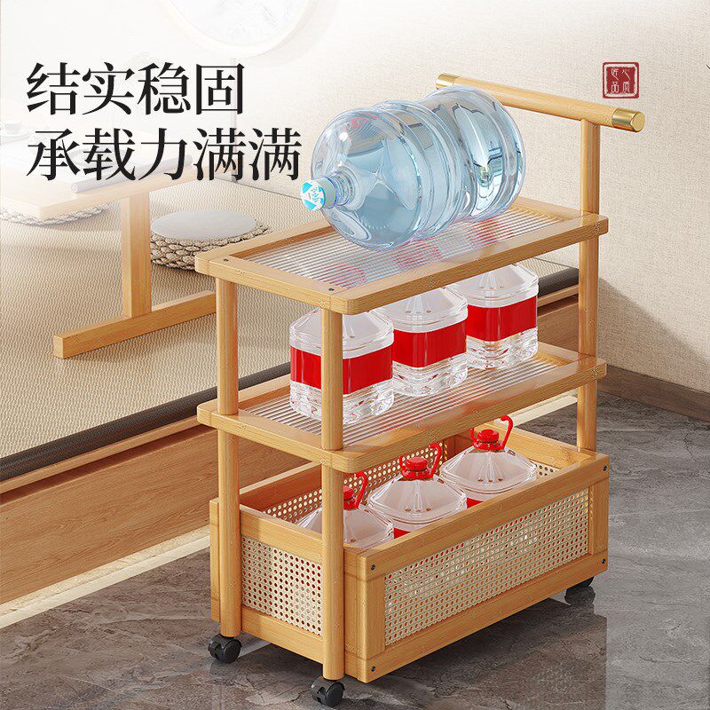移动小推车茶几客厅家用沙发侧边柜小户型角几置物架卧室收纳架