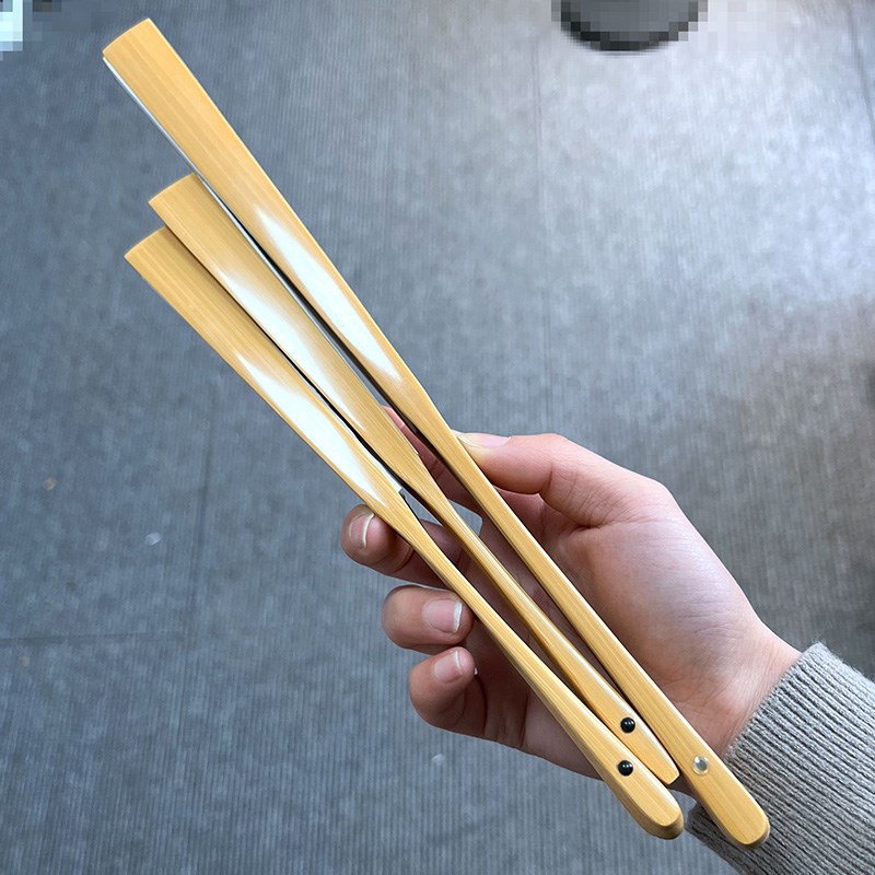 王伟师傅纯手工制作文玩折扇老玉竹燕尾鱼尾明燕扇古风中国风扇子