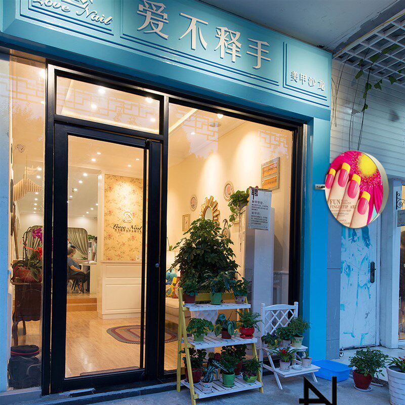 户外防水圆形双面灯箱广告牌LED店招店铺招牌门头悬挂铁艺灯箱
