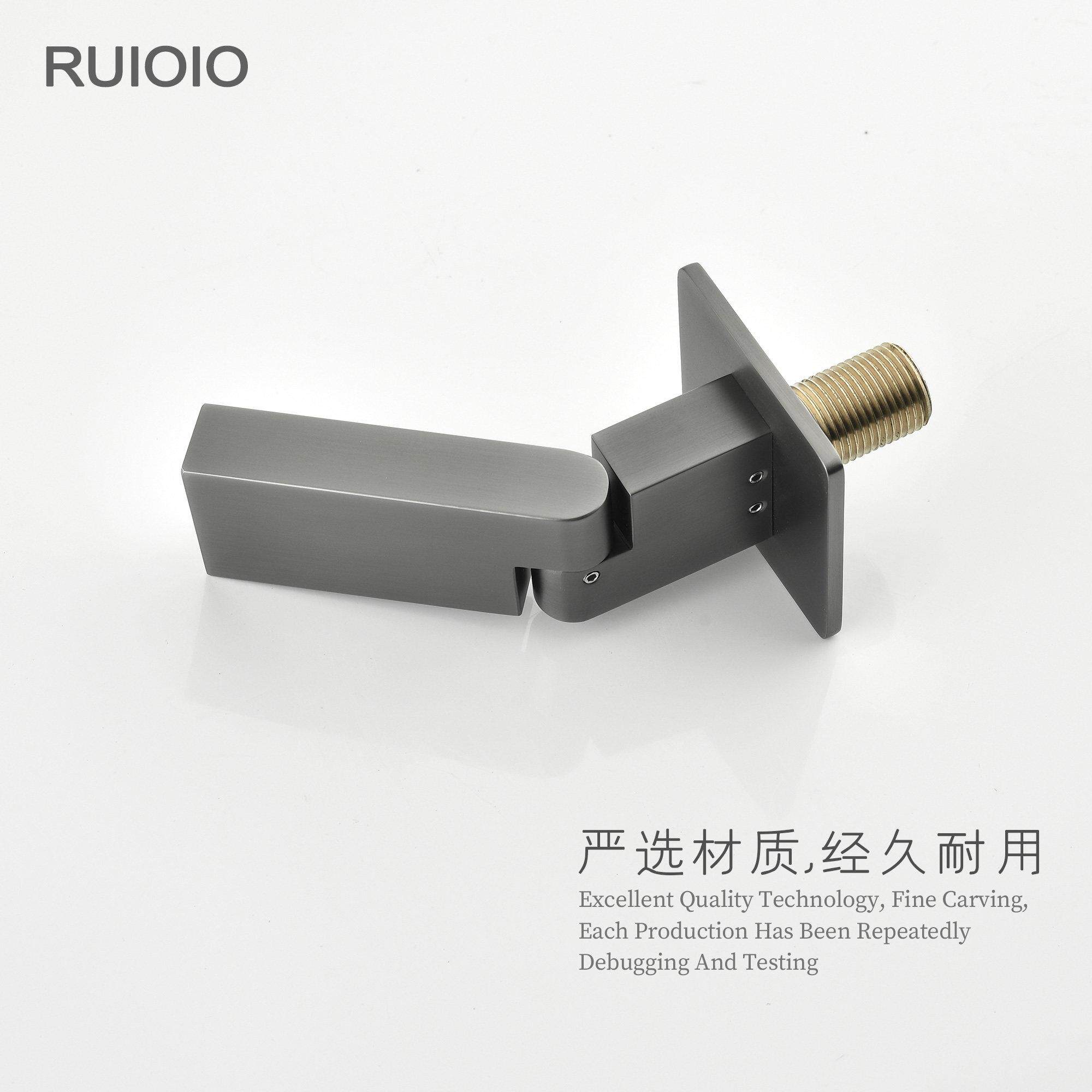 全铜入墙式面盆水龙头出RO-3505暗嘴上下头折叠装龙配件上下折叠