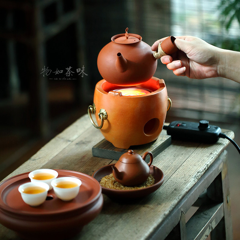 潮州工夫茶电炉红泥电炭炉电热丝炉副榜炉电陶炉陶瓷电炉子