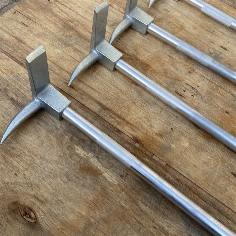 哈里根撬棍24/36英寸手持起钉器破拆消防救援工具羊角锻打撬棍