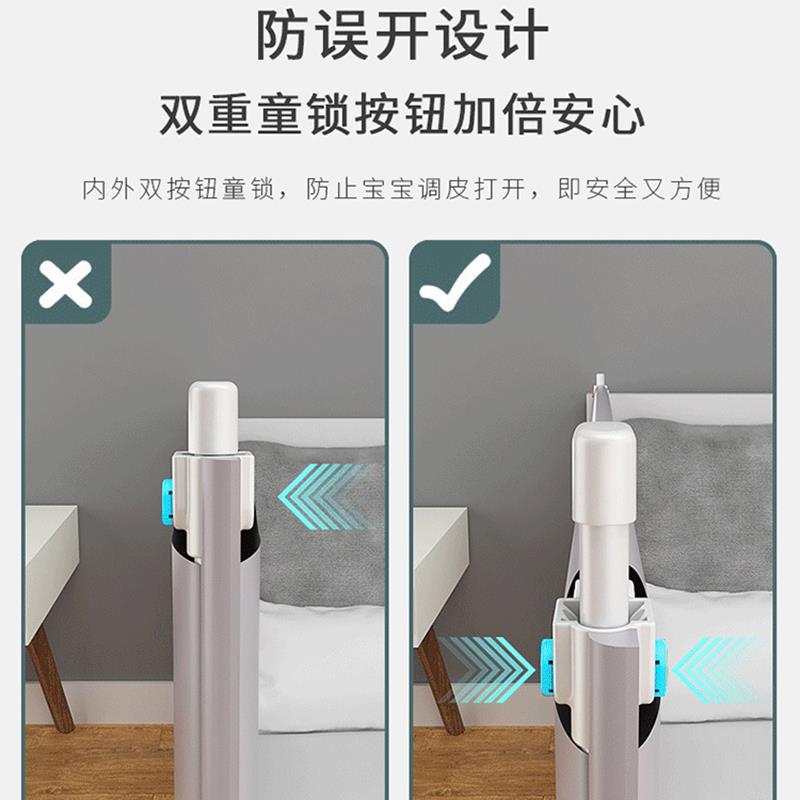 1米0.8米床围栏定制尺寸长度订做婴儿床护栏床尾挡板小床围栏加高