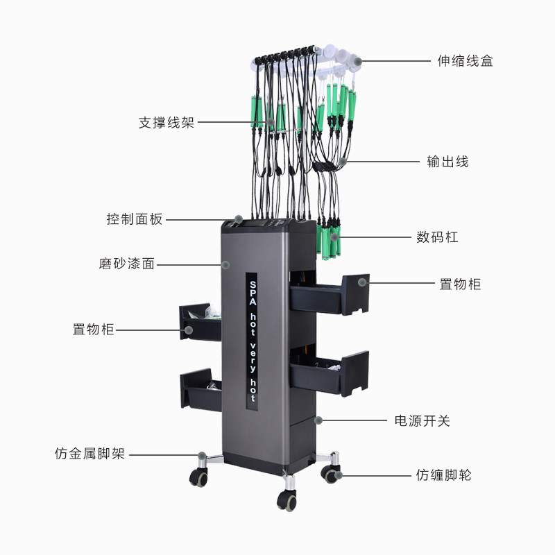 数码烫发机器智能24V艾文陶瓷热烫机器美发加热发廊卷发专用工具