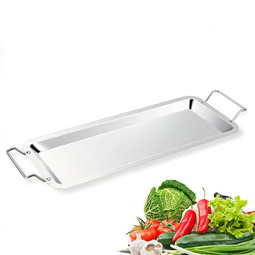 不锈钢鸡肉烧烤架烤肉架烤鸡托盘烤肉晾网架放置盘烧烤实用工具