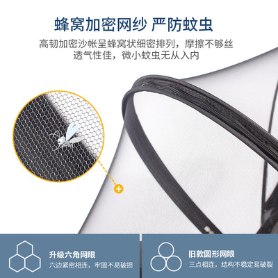 2022夏季婴儿车蚊帐全罩式通用纱罩防护罩网纱透气高景观宝宝专用