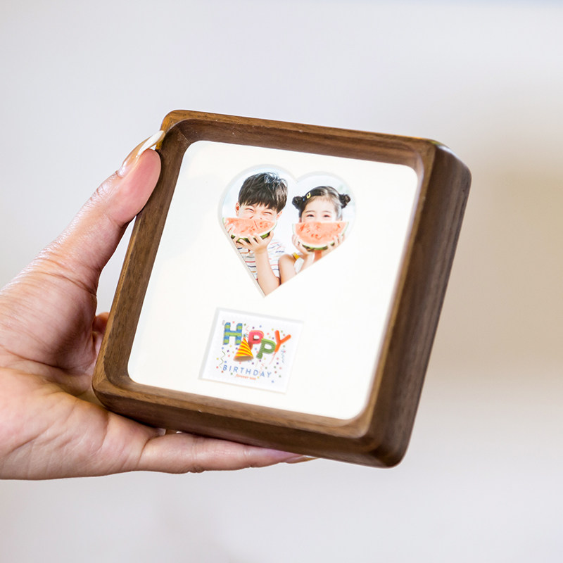 迷你小摆台相框6寸情侣结婚洗照片打印装裱4寸8寸画框定制diy礼物