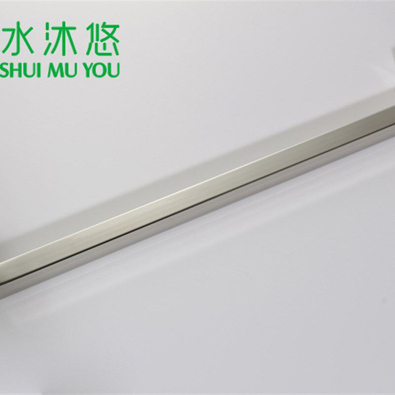 水沐悠加厚玻璃单边门把手镜面不锈钢移门淋浴房拉手L17C拉丝五金