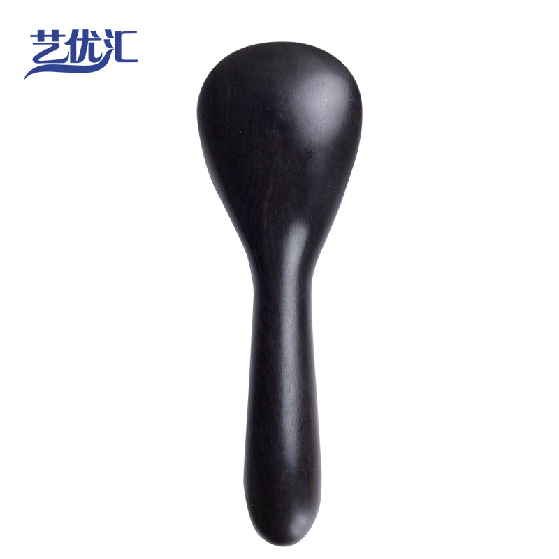 紫光檀黑檀木刮痧板大脚丫按摩器点穴棒刮痧器拨筋棒美容棒点穴